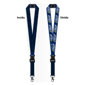 Logoband 25mm med säkerhetsfäste 500-pack