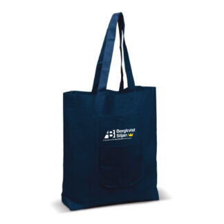 Ihopvikbar non-woven kasse blå. Tillfälligt slut!